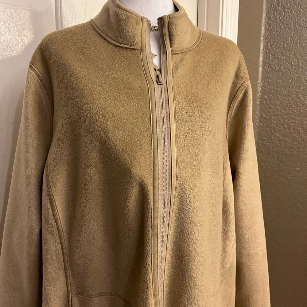 Leopard Print Zip-Up Jacket reversible size3X BRA… - image 4